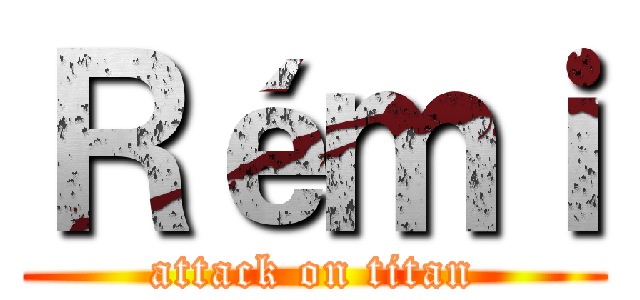 Ｒéｍｉ (attack on titan)