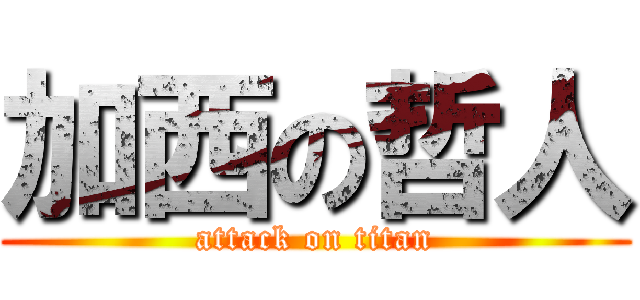 加西の哲人 (attack on titan)