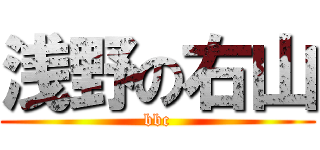 浅野の右山 (bbc)