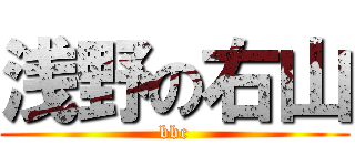 浅野の右山 (bbc)