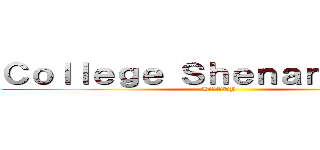 Ｃｏｌｌｅｇｅ Ｓｈｅｎａｎｉｇａｎｓ (BOOTY)