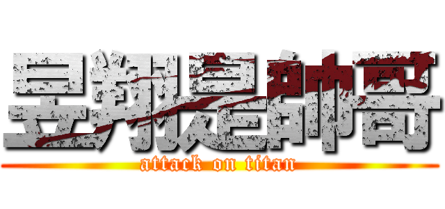 昱翔是帥哥 (attack on titan)
