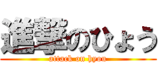 進撃のひょう (attack on hyou)