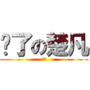 瘦了の楚凡 (恭喜)