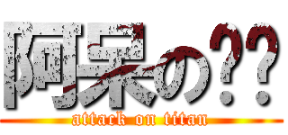 阿呆の玟玟 (attack on titan)