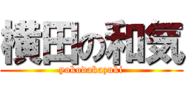 横田の和気 (yokodakazuki)