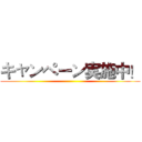 キャンペーン実施中！ ()