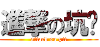 進撃の坑货 (attack on pit)