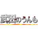 武田のうんも (何それ)