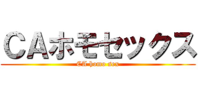 ＣＡホモセックス (CA homo sex)