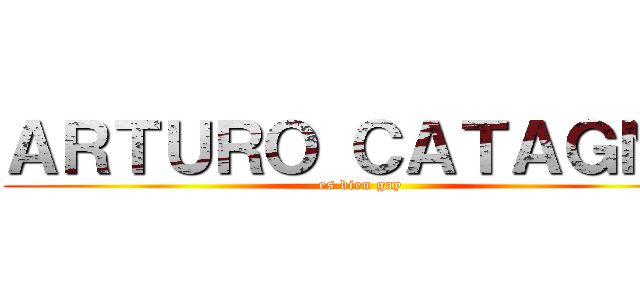 ＡＲＴＵＲＯ ＣＡＴＡＧＮＯ (es bien gay)