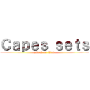 Ｃａｐｅｓ ｓｅｔｓ (attack on titan)