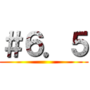 ＃６．５ ()