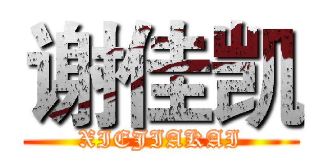 谢佳凯 (XIEJIAKAI)