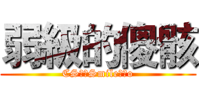 弱級的傻骸 (CS明子Smile傻骸o)