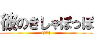 彼のきしゃぽっぽ ((意味深))