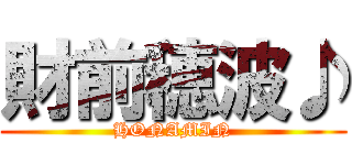 財前穂波♪ (HONAMIN)