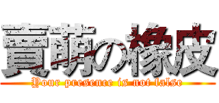 賣萌の橡皮 (Your presence is not false)