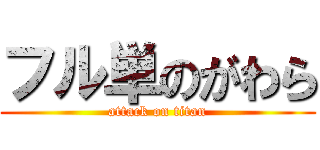 フル単のがわら (attack on titan)