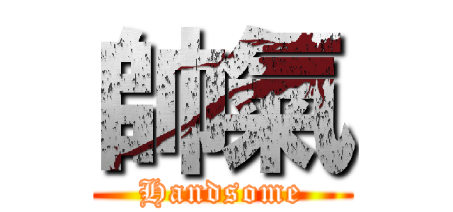 帥氣 (Handsome)