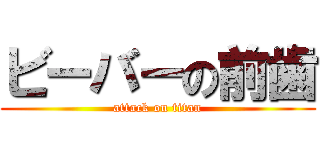 ビーバーの前歯 (attack on titan)