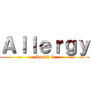 Ａｌｌｅｒｇｙ (Health 7)