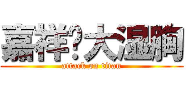 嘉祥灬大湿胸 (attack on titan)