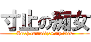寸止の痴女 (Bitch tantalized my dick)