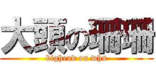 大頭の珊珊 (bighead on whs)