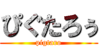 ぴぐたろぅ (pigtaro)