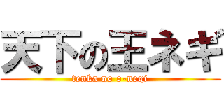 天下の王ネギ (tenka no o-negi)