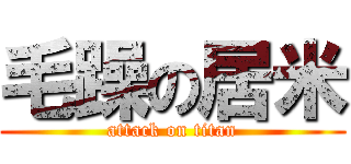 毛躁の居米 (attack on titan)