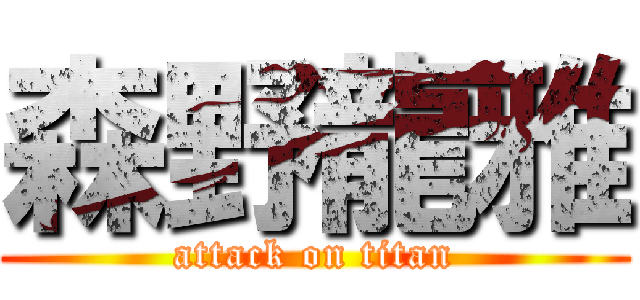 森野龍雅 (attack on titan)