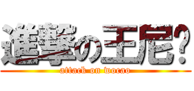 進撃の王尼玛 (attack on wocao)