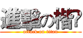 進擊の楷㵆 (attack on titan)