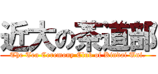 近大の茶道部 (The Tea Ceremony Club of Kindai Uni.)