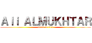 Ａｌｉ ＡＬＭＵＫＨＴＡＲ (attack on titan)