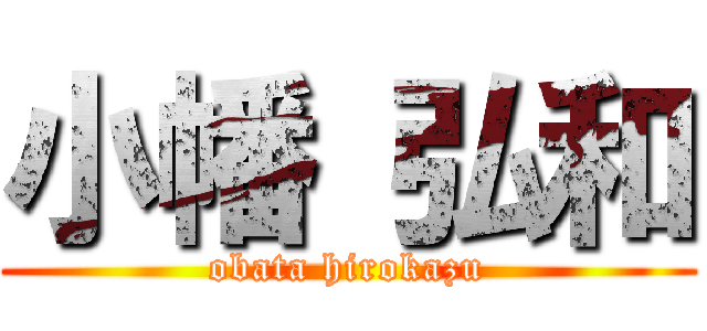 小幡 弘和 (obata hirokazu)