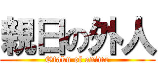 親日の外人 (Otaku of anime)