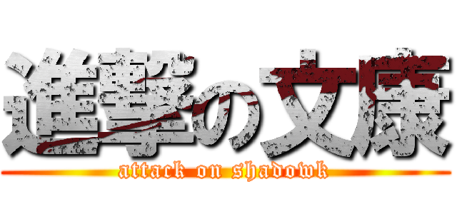 進撃の文康 (attack on shadowk)
