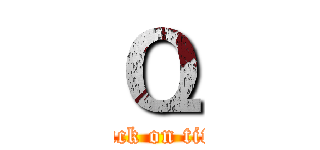 Ｑ (attack on titan)