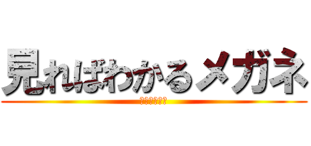 見ればわかるメガネ (奇跡のメガネ)