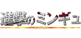 進撃のミンギュ (kim mingyu)