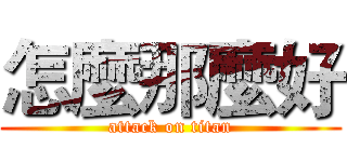 怎麼那麼好 (attack on titan)