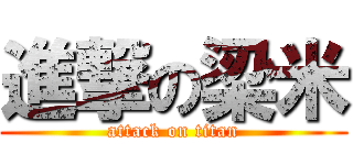 進撃の梁米 (attack on titan)