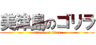 美津島のゴリラ (attack on titan)