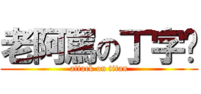 老阿罵の丁字褲 (attack on titan)