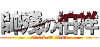 帥殘の柏祥 (attack on titan)