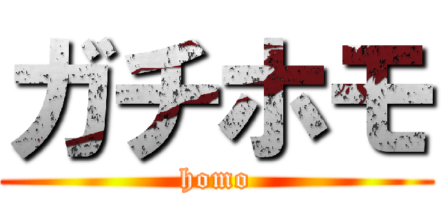 ガチホモ (homo)