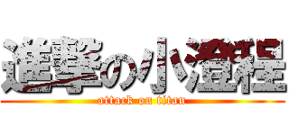 進撃の小澄程 (attack on titan)